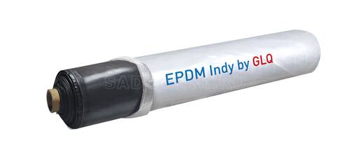Однослойная EPDM мембрана для водоемов EPDM INDY от GLQ 15.25 м x 30.5 м, плот. 1,15 кг/кв.м., толщина 1мм.