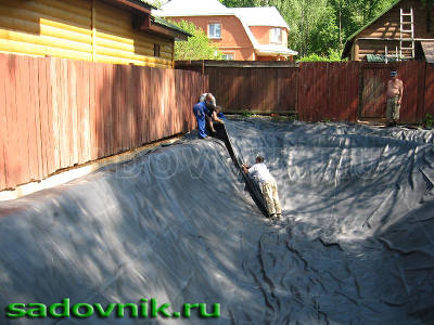 Частный садовый водоем. Нарофоминск.