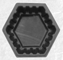 Клумба Шестигранник (98х98х39 см) черный