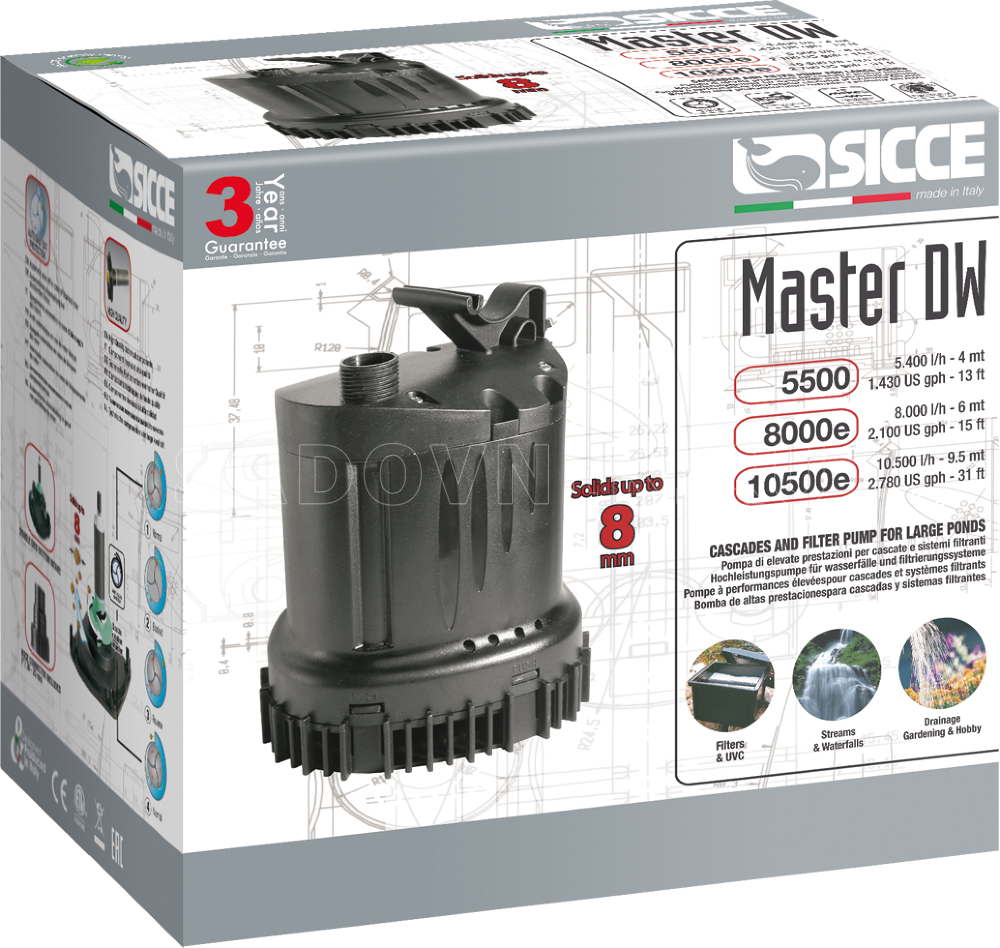 Насос Master DW 4000 Sicce. Насос Master DW 8000 Sicce. Насос Sicce Master DW 5500. Sicce DW 10500e. Насос master