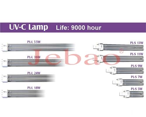 Jebao Сменная ультрафиолетовая лампа 18Ватт для UV фильтра PU-18, длинна 23см