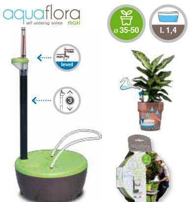 Аква флора макси (AQUAFLORA maxi) - система внутреннего полива горшечных растений, Италия, артикул 6332