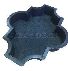 Пластиковая форма для изготовления тротуарной плитки ЦВЕТОК1 266х220х45 мм