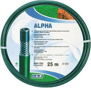 GF ALPHA - армированный 3-х слойный шланг 50 м 5/8 " (16 мм) Артикул 7096.Р= 7/8 BAR