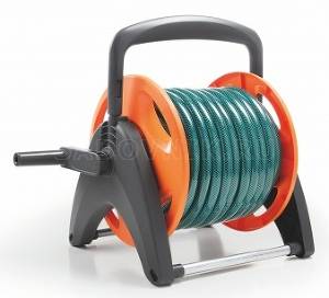 REELY PLUS катушка со с шлангом 20 м 1/2", переходник на кран с внутренней резьбой 3/4", 3 соединения для шланга 1/2", 1 соединение для шланга 1/2" с аквастопом, арт. 5817